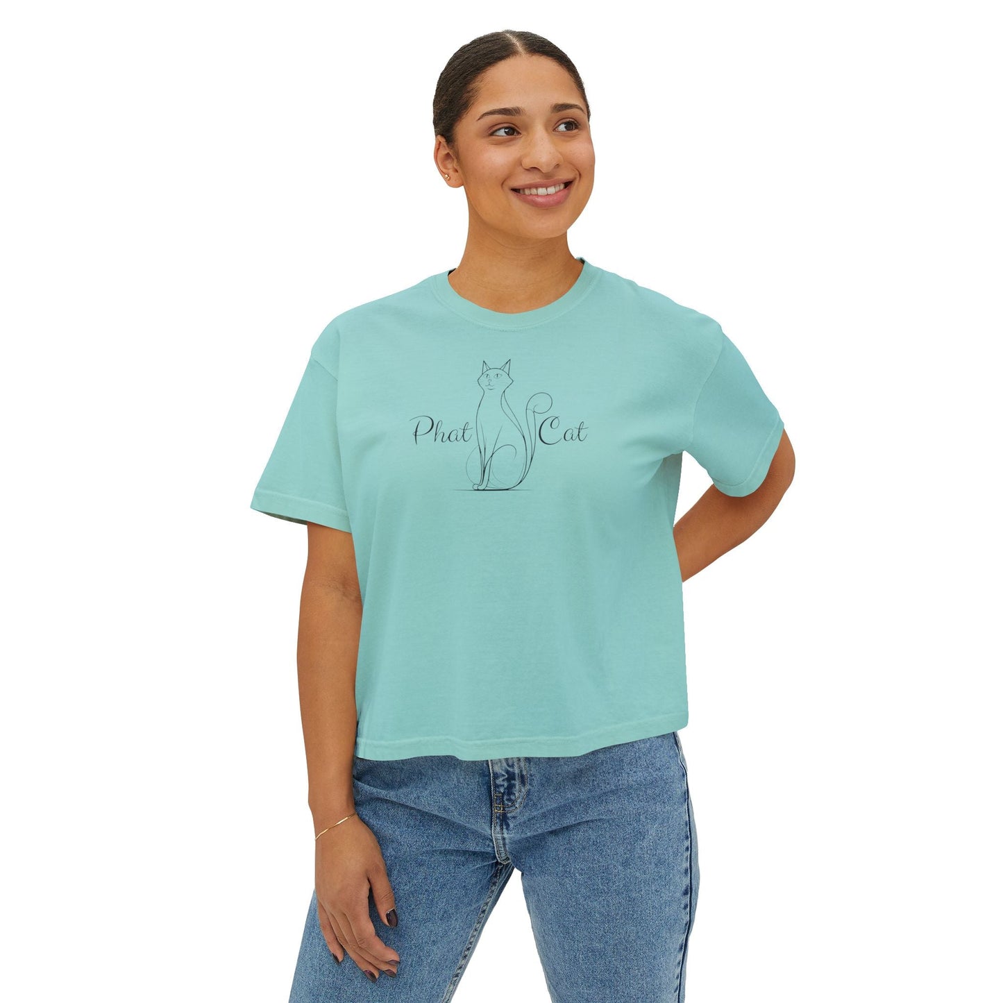 Phat Cat — Women’s Boxy Tee