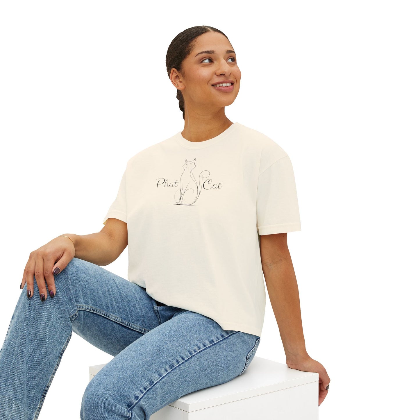 Phat Cat — Women’s Boxy Tee