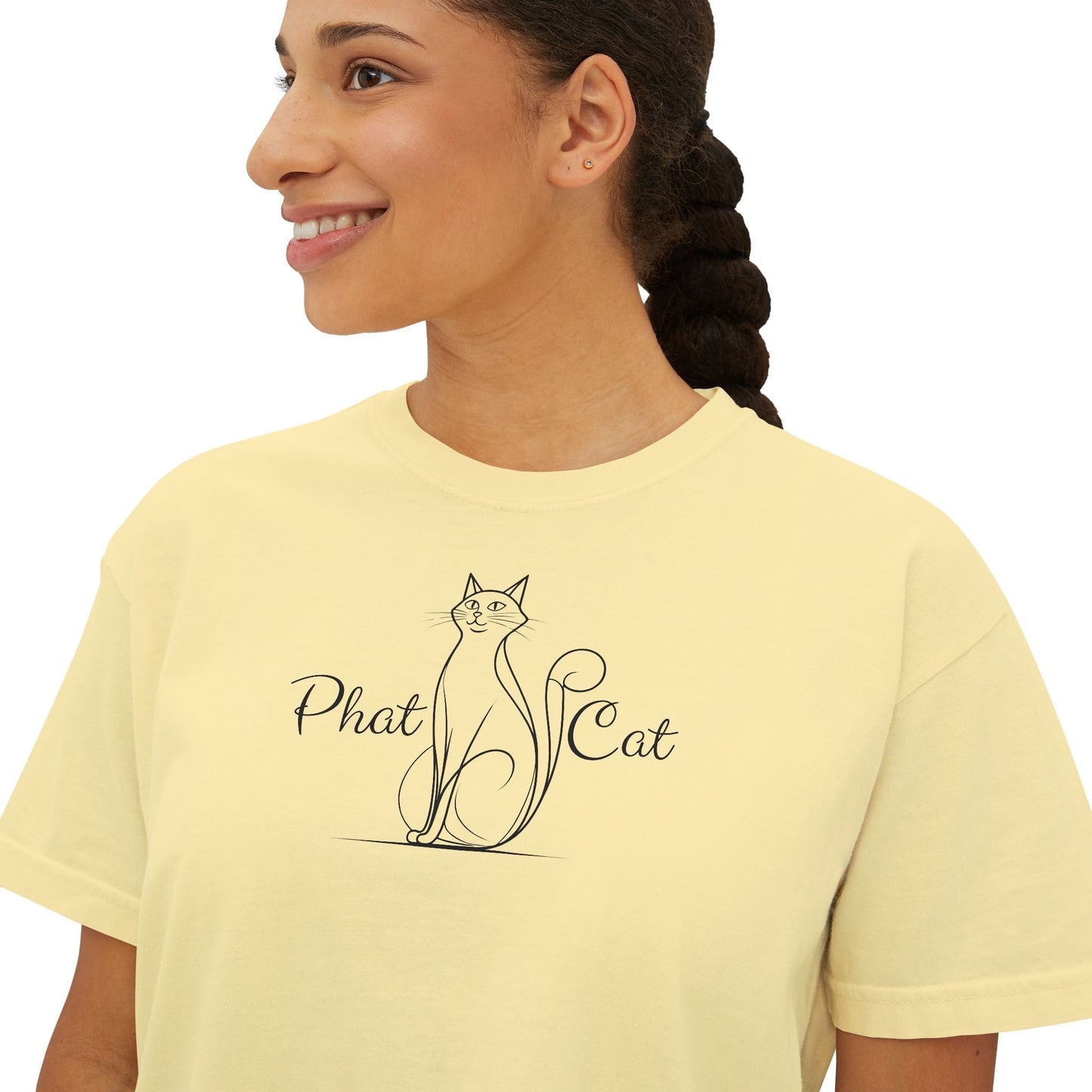 Phat Cat — Women’s Boxy Tee