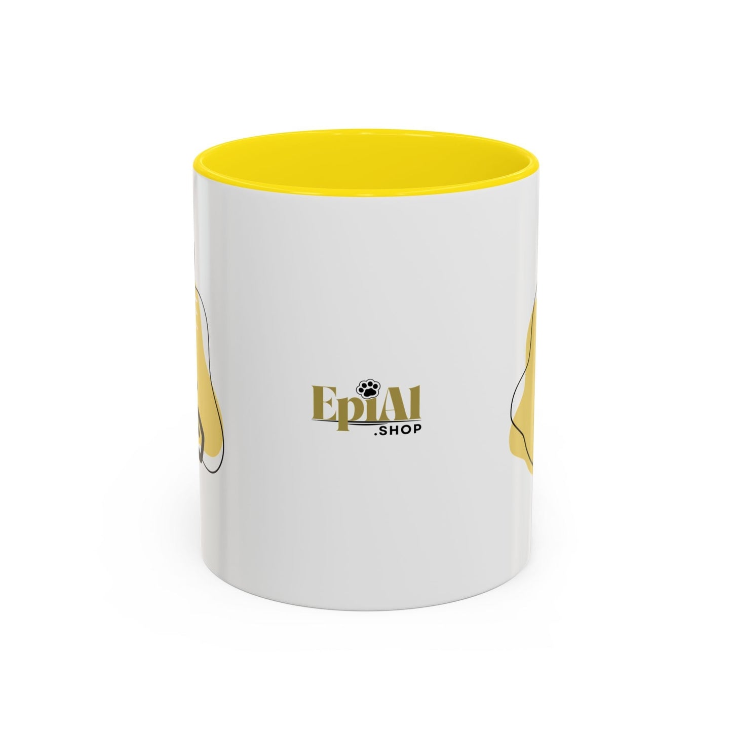 Playful Cat Accent Coffee Mug - 11oz & 15oz