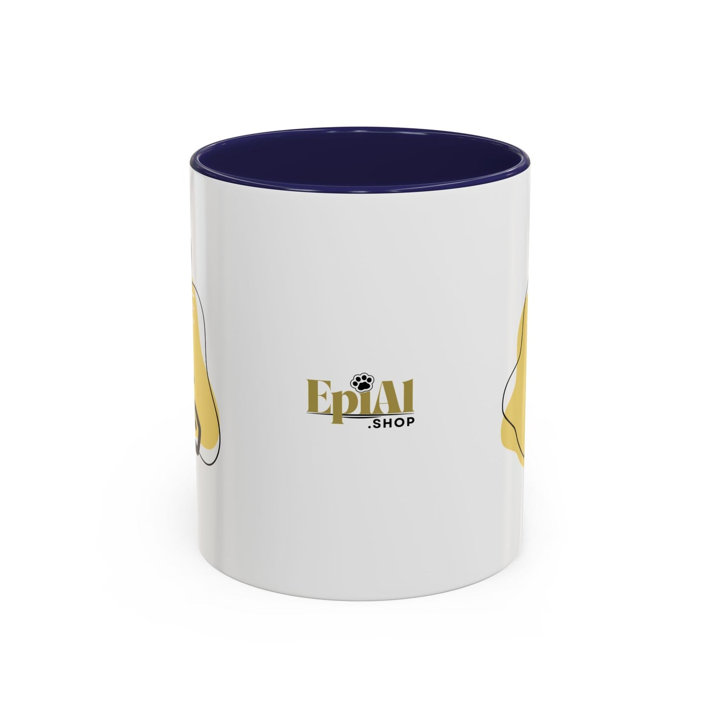 Playful Cat Accent Coffee Mug - 11oz & 15oz