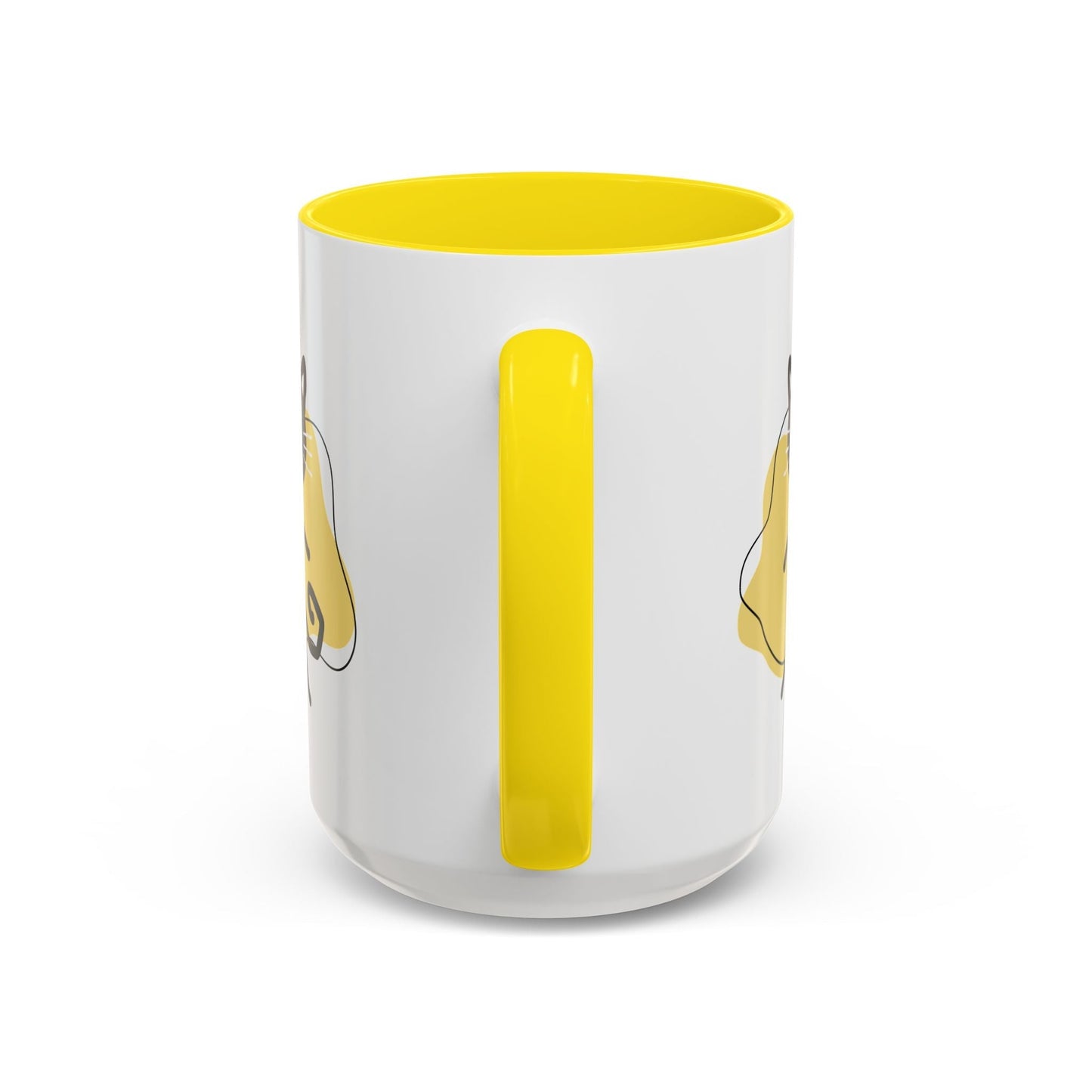 Playful Cat Accent Coffee Mug - 11oz & 15oz