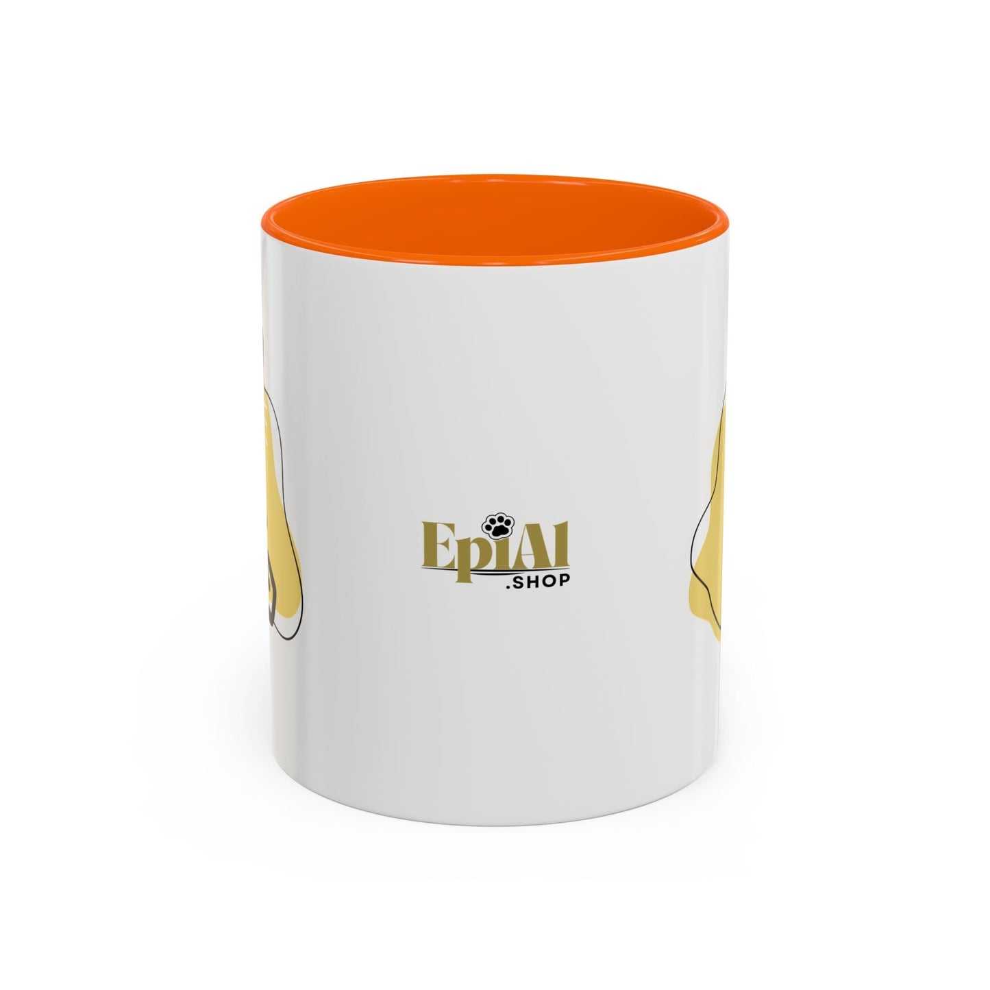Playful Cat Accent Coffee Mug - 11oz & 15oz