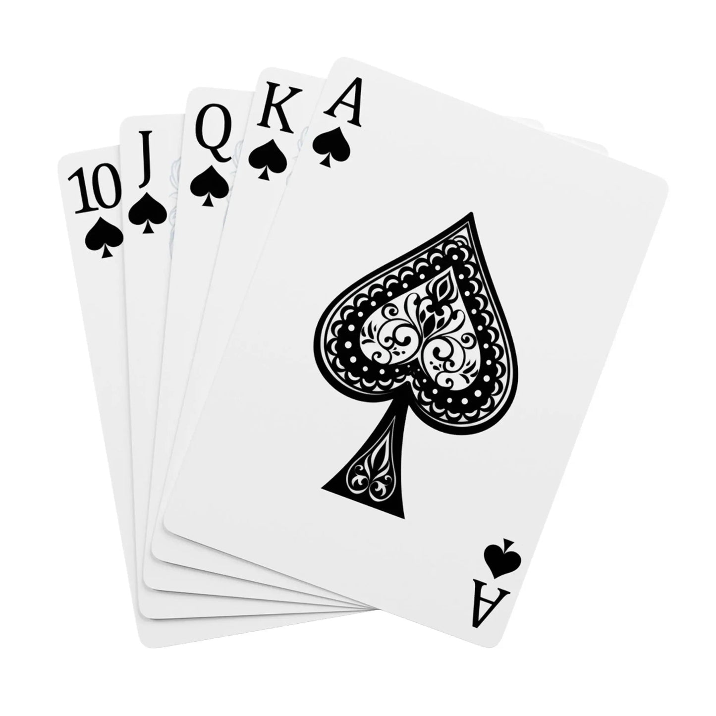 Poker Playing Cards with Pet Paw Print Design