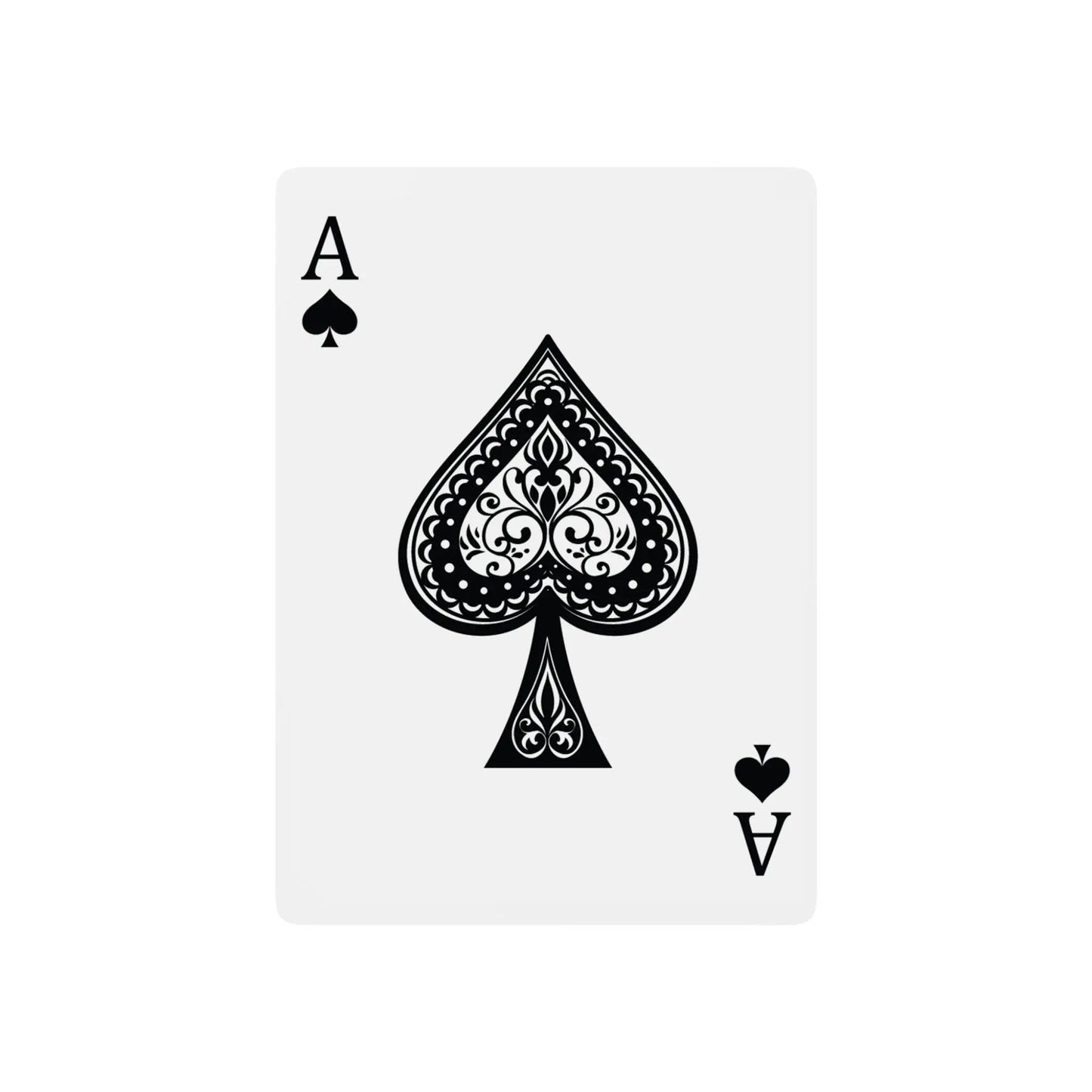 Poker Playing Cards with Pet Paw Print Design