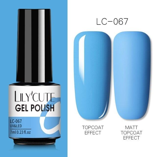 2022 New Fashion Purple Womens Nail Gel 7ml Permanent UV LED Base Matte Glossy Luxury Colorful Effect Nail Gel for Women and Girls