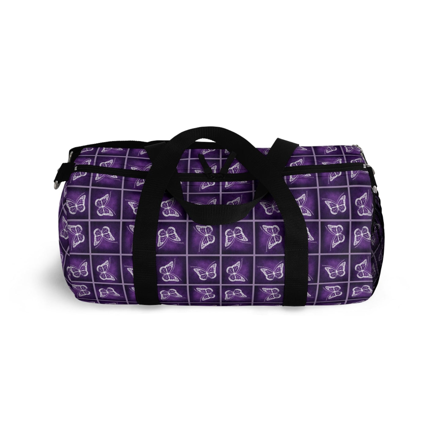 Purple Butterfly Duffel Bag | Bold Gym & Travel Bag