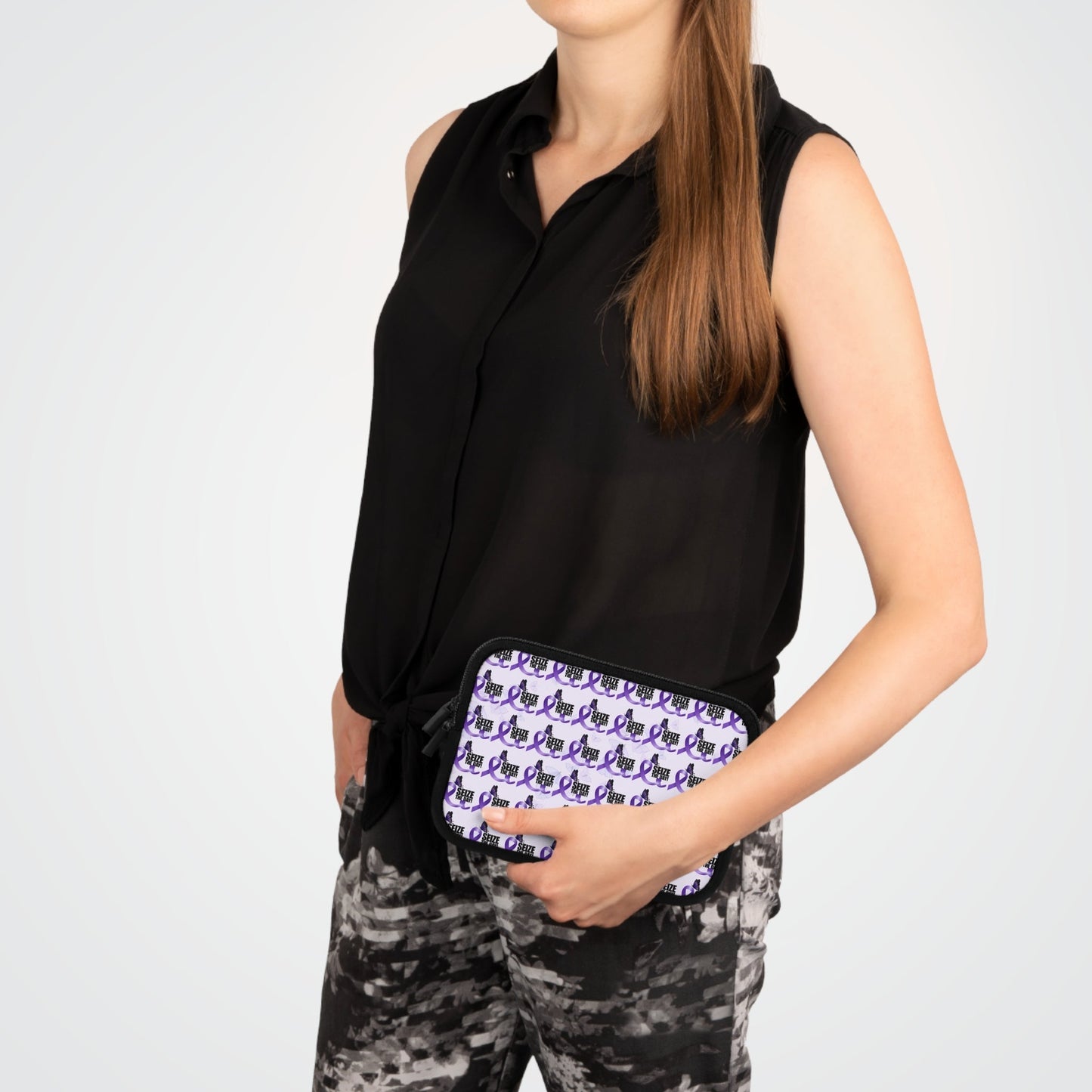 Purple Epilepsy Awareness Laptop Sleeve