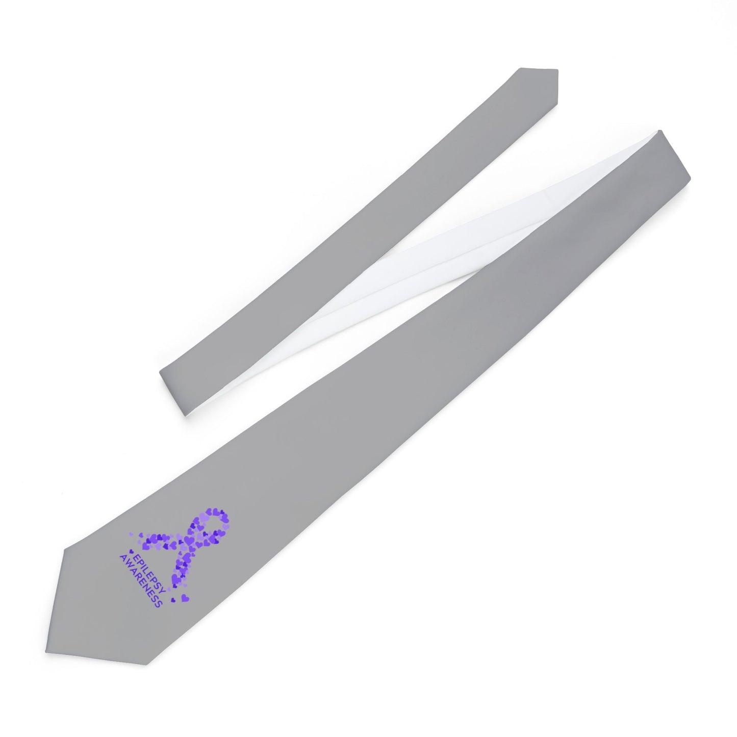 Purple Epilepsy Awareness Necktie