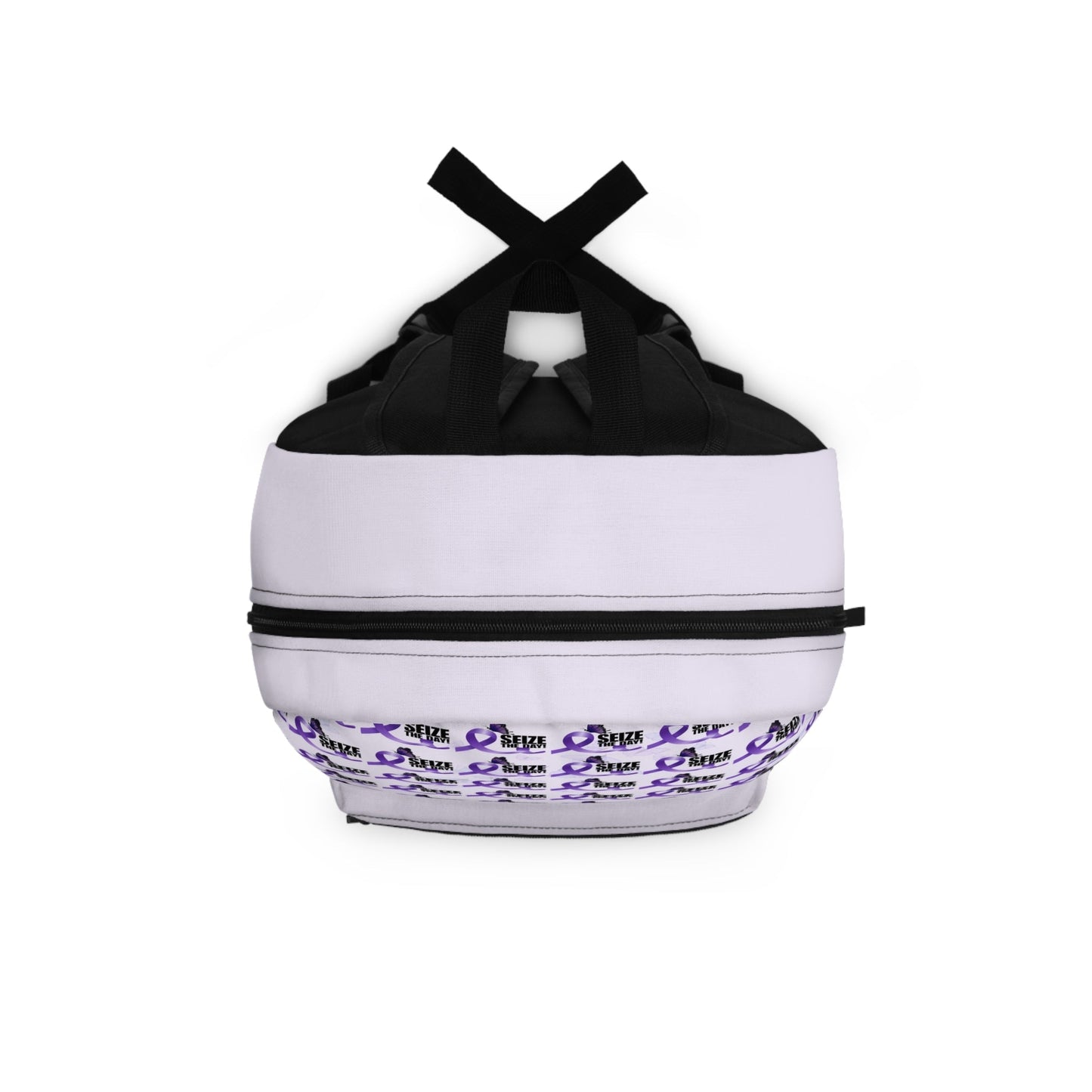 Purple Ribbon Seize the Day Backpack