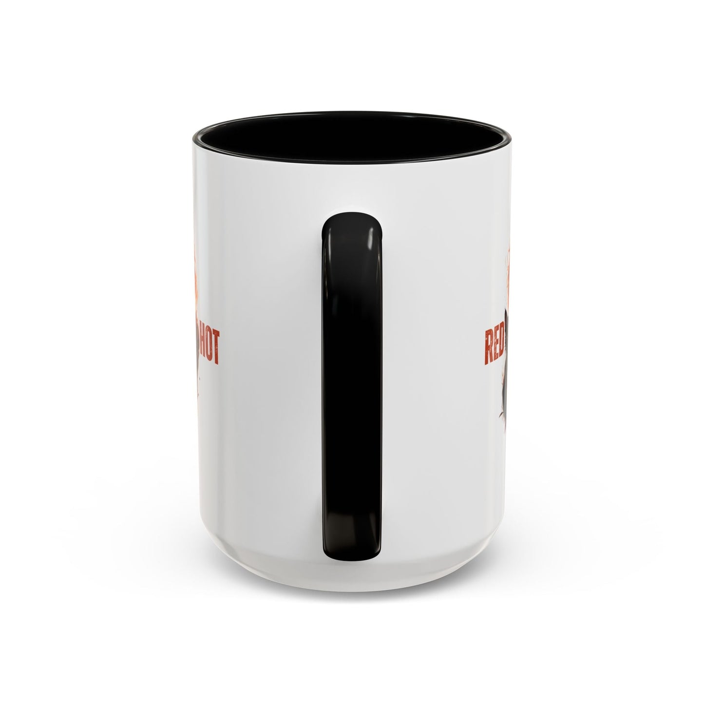 Artistic Cat Red Hot Coffee Mug with Unique Design