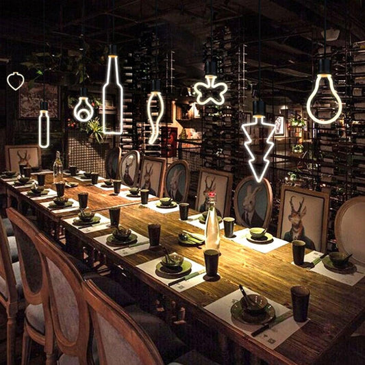 Retro LED Edison Bulb Soft Filament Home LED Lamp Incandescent Bulb Vintage LED Filament Bulbs Non Dimmable Clear Glass Holiday Decoration