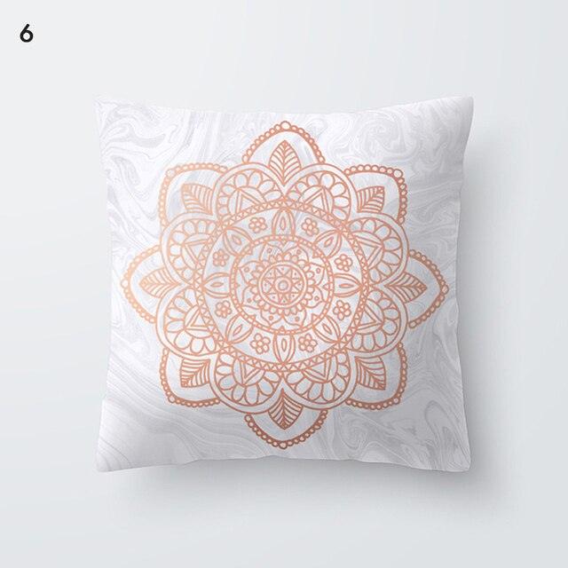 Rose Gold Beautiful Pillow Cover Cushion Home Decorative Colorful Print Cozy Pillow Cases Pineapple Pink Cushion Cover