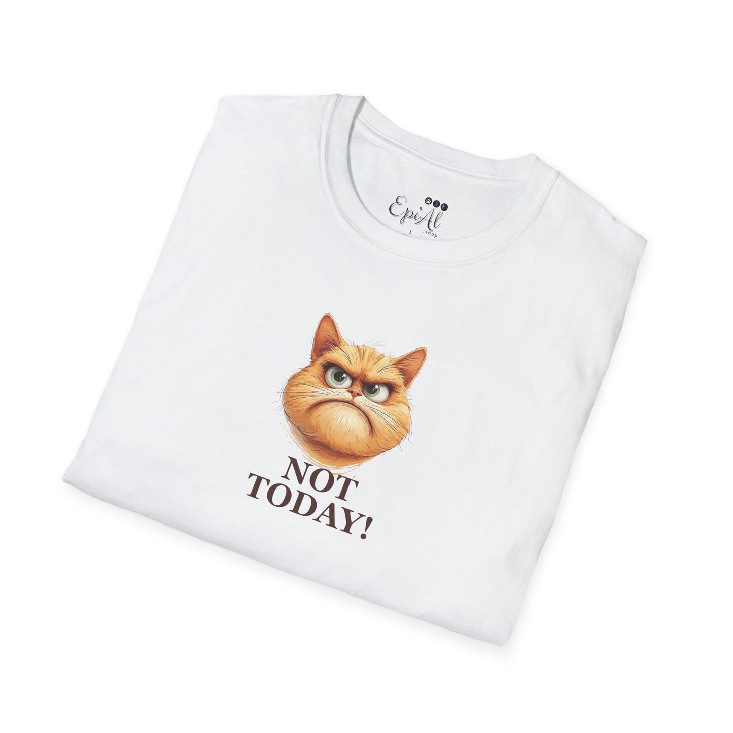 Sassy Not Today Cat-Themed Tee