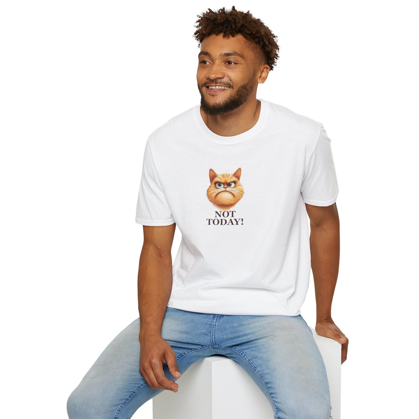 Sassy Not Today Cat-Themed Tee