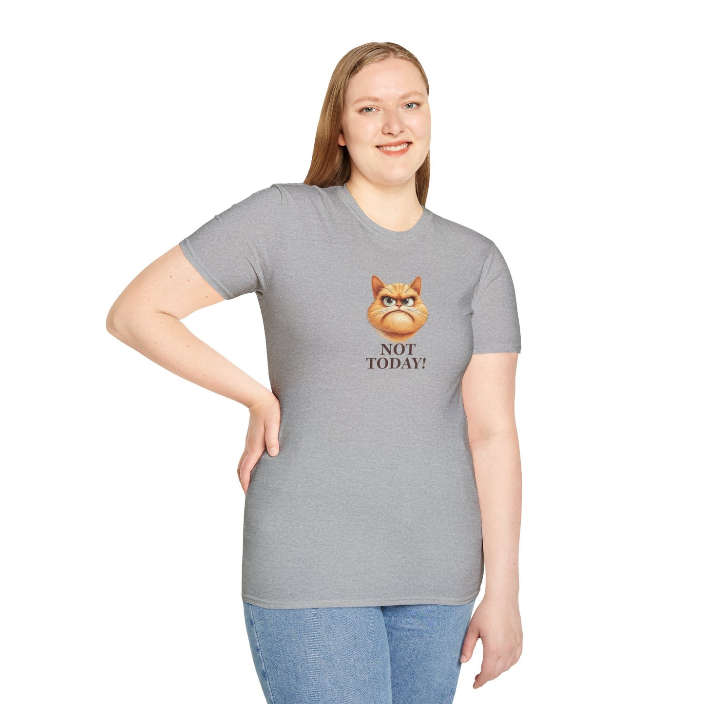 Sassy Not Today Cat-Themed Tee