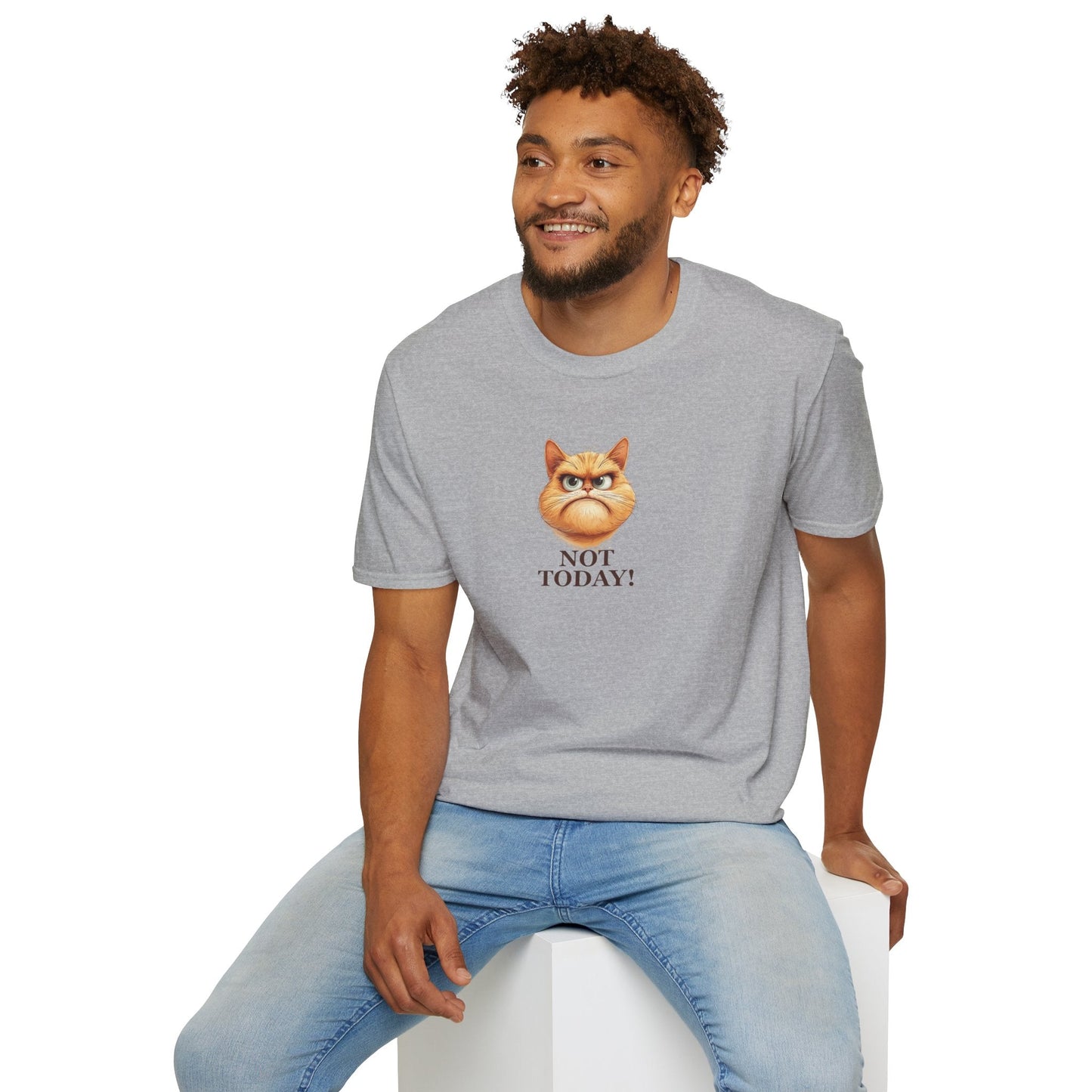 Sassy Not Today Cat-Themed Tee