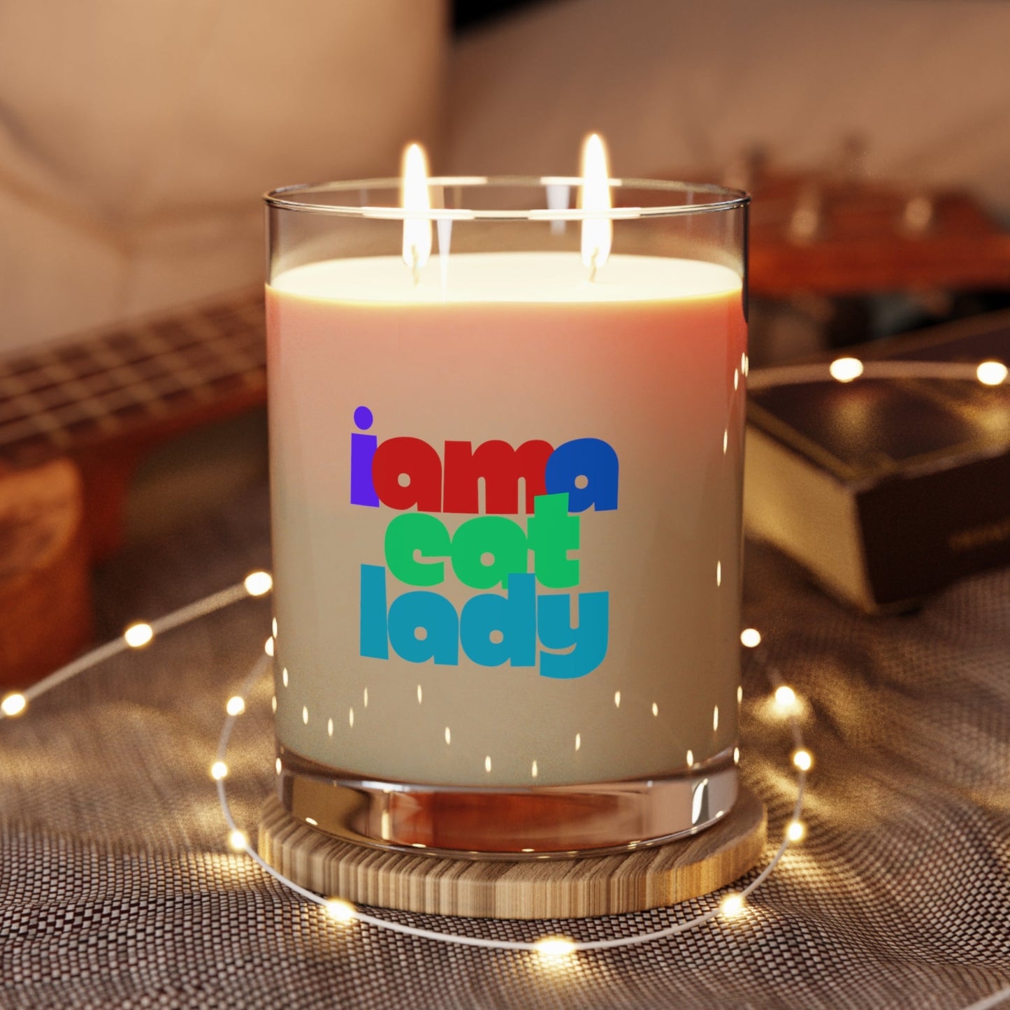 Cat Lady Vibes Candle | Cozy Cat Lover Soy Candle