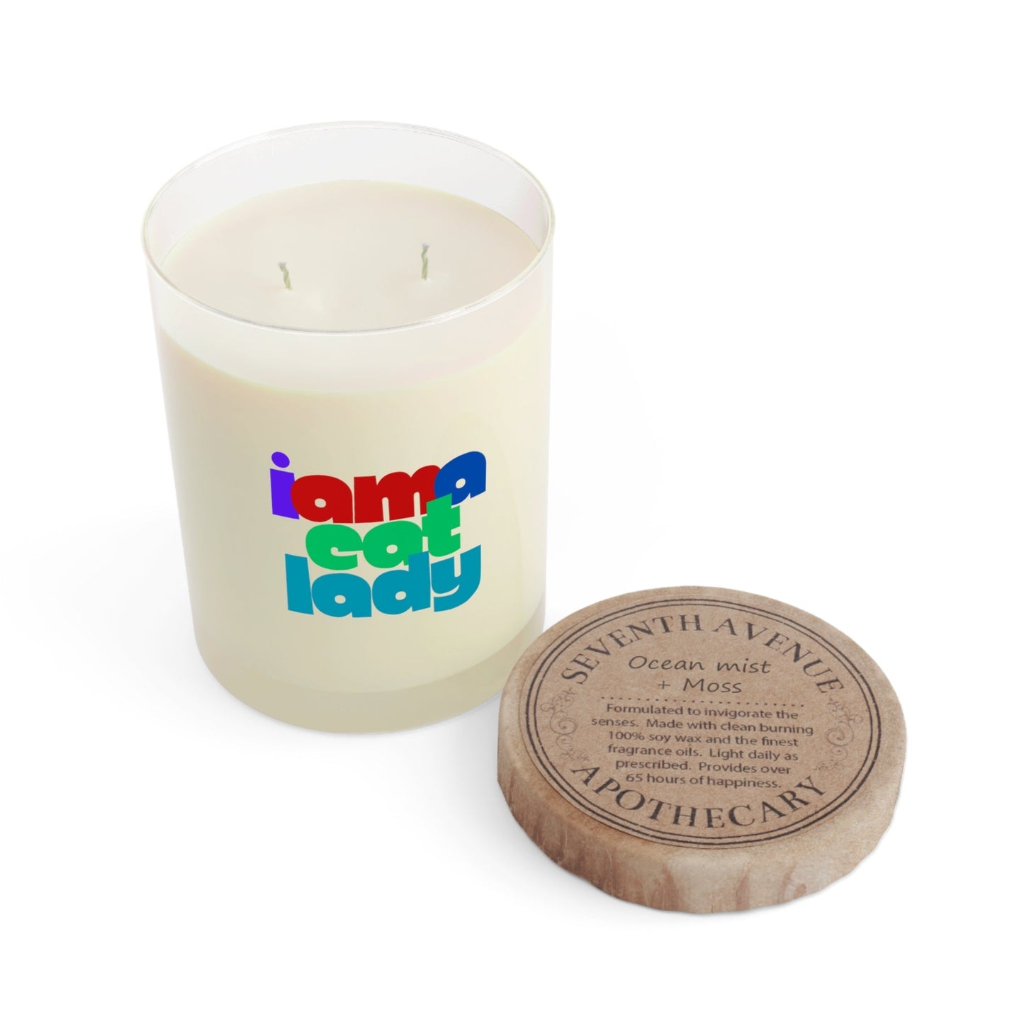 Cat Lady Vibes Candle | Cozy Cat Lover Soy Candle