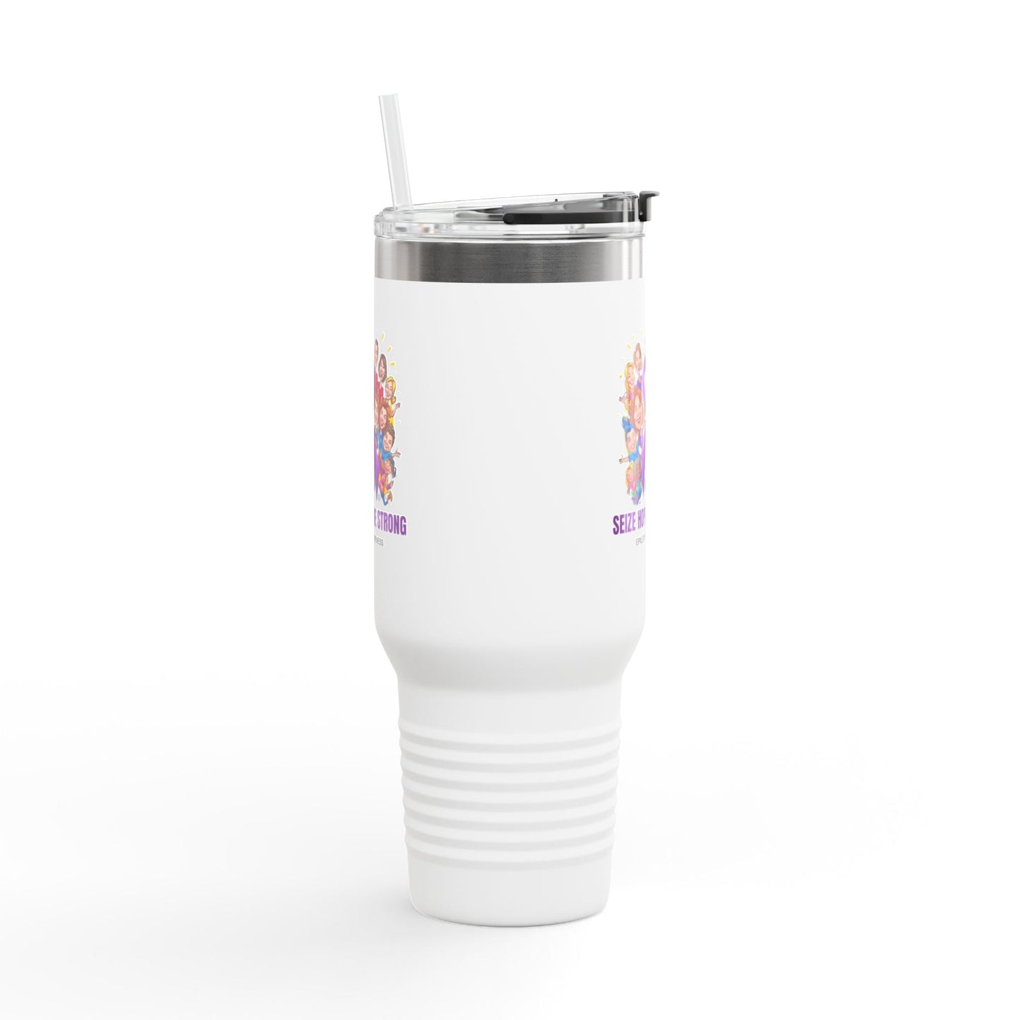 Seize Hope Insulated Travel Mug - 40oz | Awareness & Support Drinkware