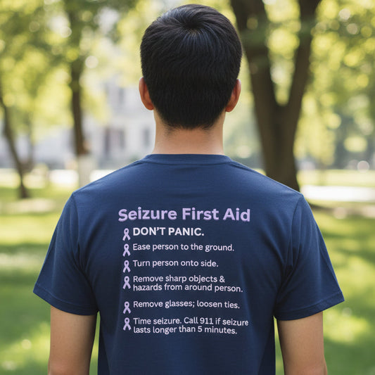 Seizure First Aid Unisex Heavy Cotton Pocket Tee