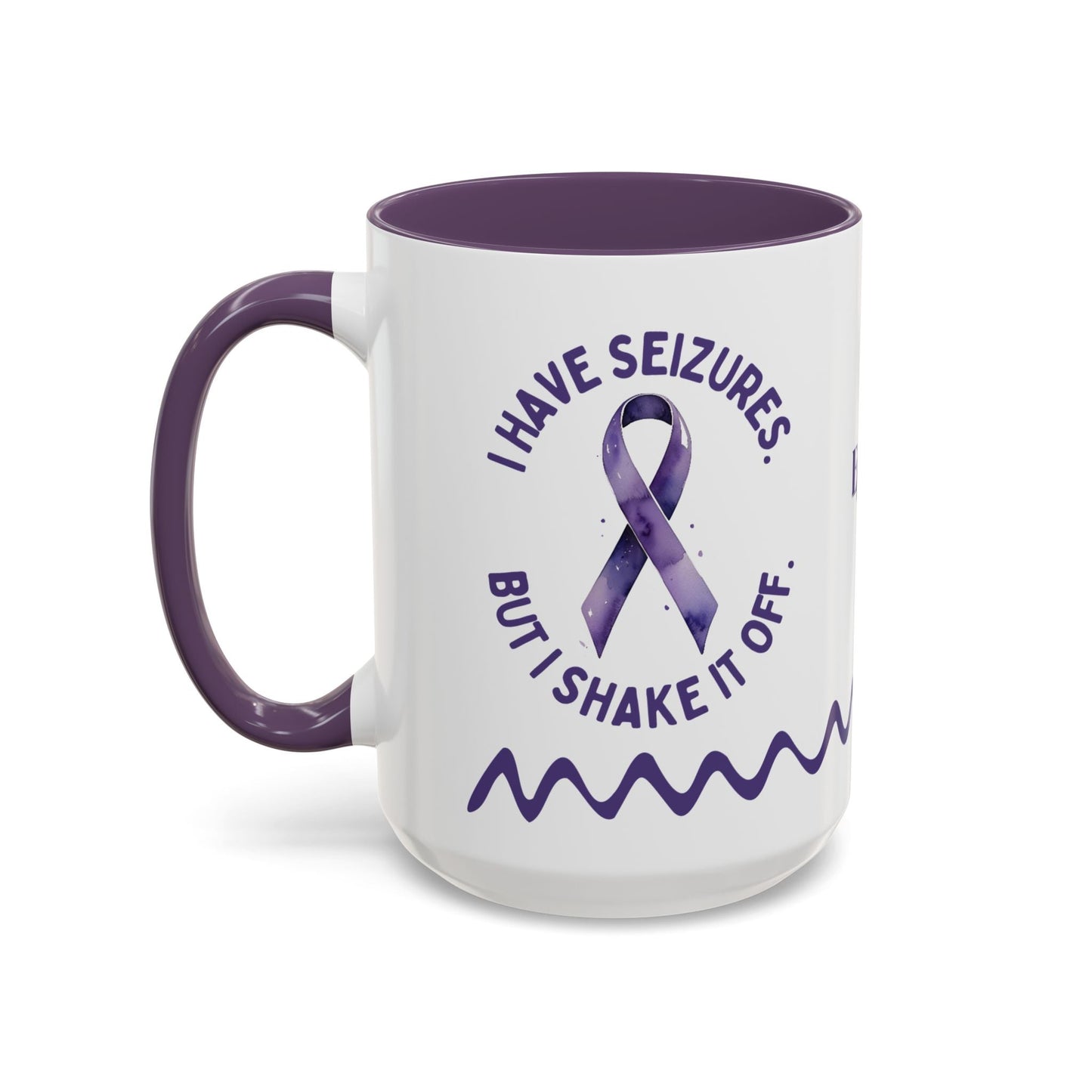 Shake It Off Coffee Cup for Epilepsy Awareness