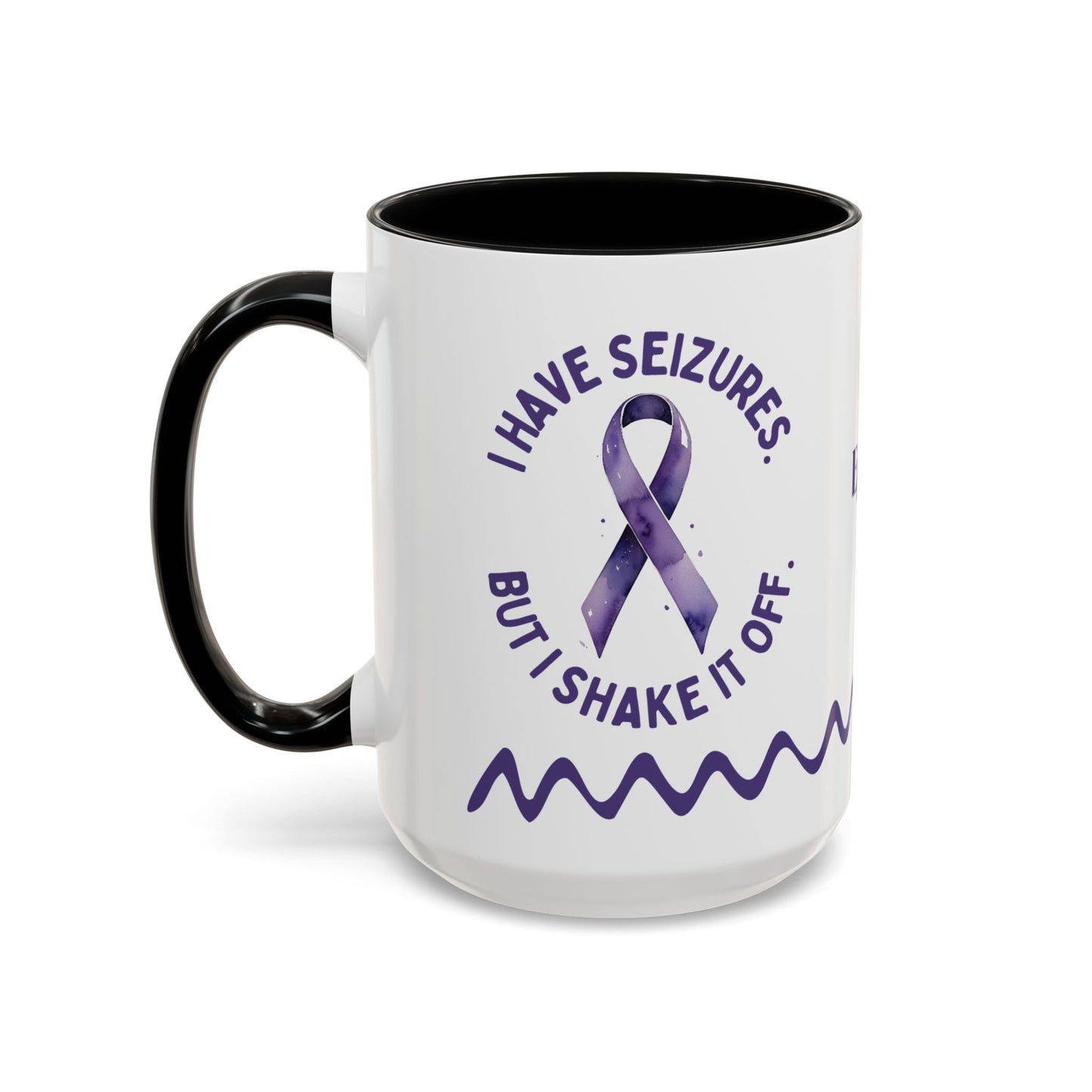 Shake It Off Coffee Cup for Epilepsy Awareness