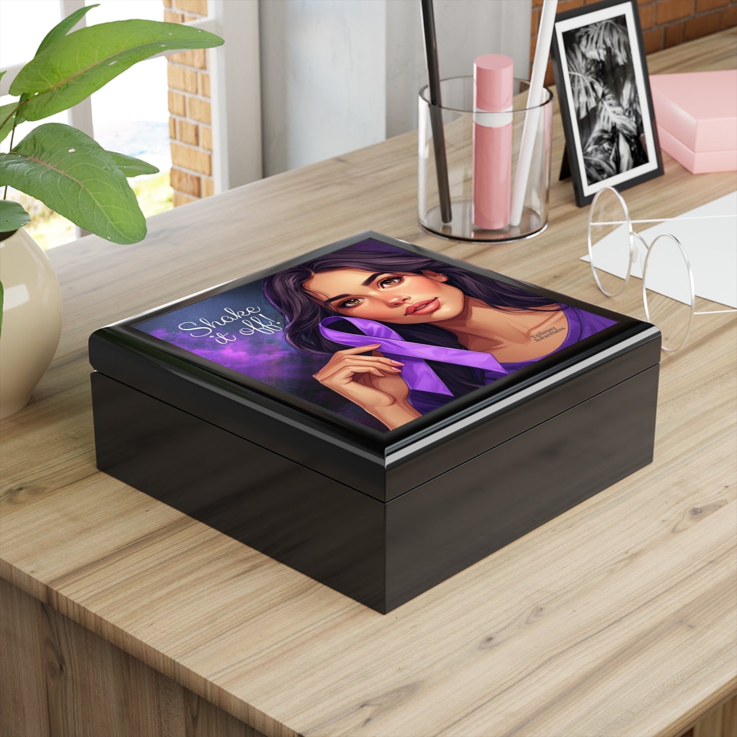 Shake It Off Awareness Jewelry Box