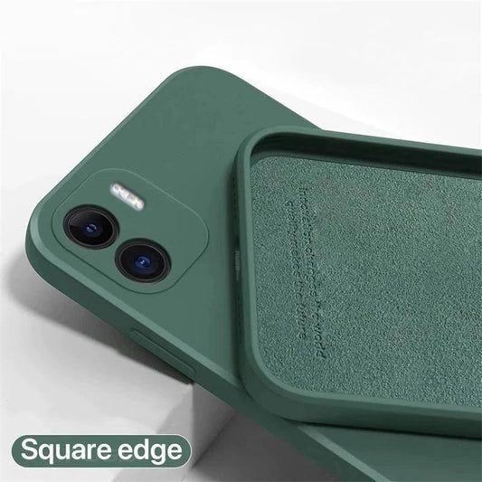 Shockproof Solid Color Liquid Silicone Back Cover Case For Redmi A1 Cover Case for Xiaomi Redmi A1 Plus Shell Original Liquid Silicone  Soft  Phone Bumper For Redmi A1