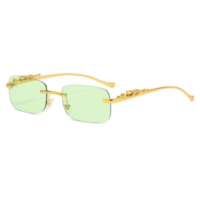 Simple Design Stylish Fashionable Sunglasses Vintage Square Shape Sunglasses For Women & Men New Luxury Design Popular Travel Driving Metal Frame Sun Glasses Anti Blue Light Summer Eyeglasses