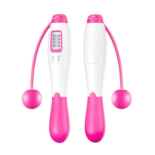 Smart Creative Counting Skipping Rope Wireless Skip Rope Electronic Digital Lose Weight Cordless Jump Ropes Weighted Cordless Jump Rope For Fitness Jump Rope Counter Adjustable Speed Skipping Rope For Men Women