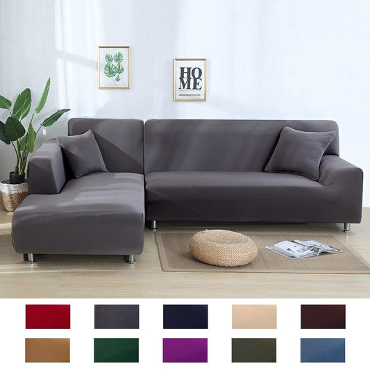 Sofa Cover For Living Room Anti-dust Elastic Stretch Covers For L-shape Corner Sofa Couch Cover Chair Cover Furniture Protector Sofa Covers for Living Room Sofa Protector Anti-dust Elastic Stretch Covers For Corner Sofa Cover