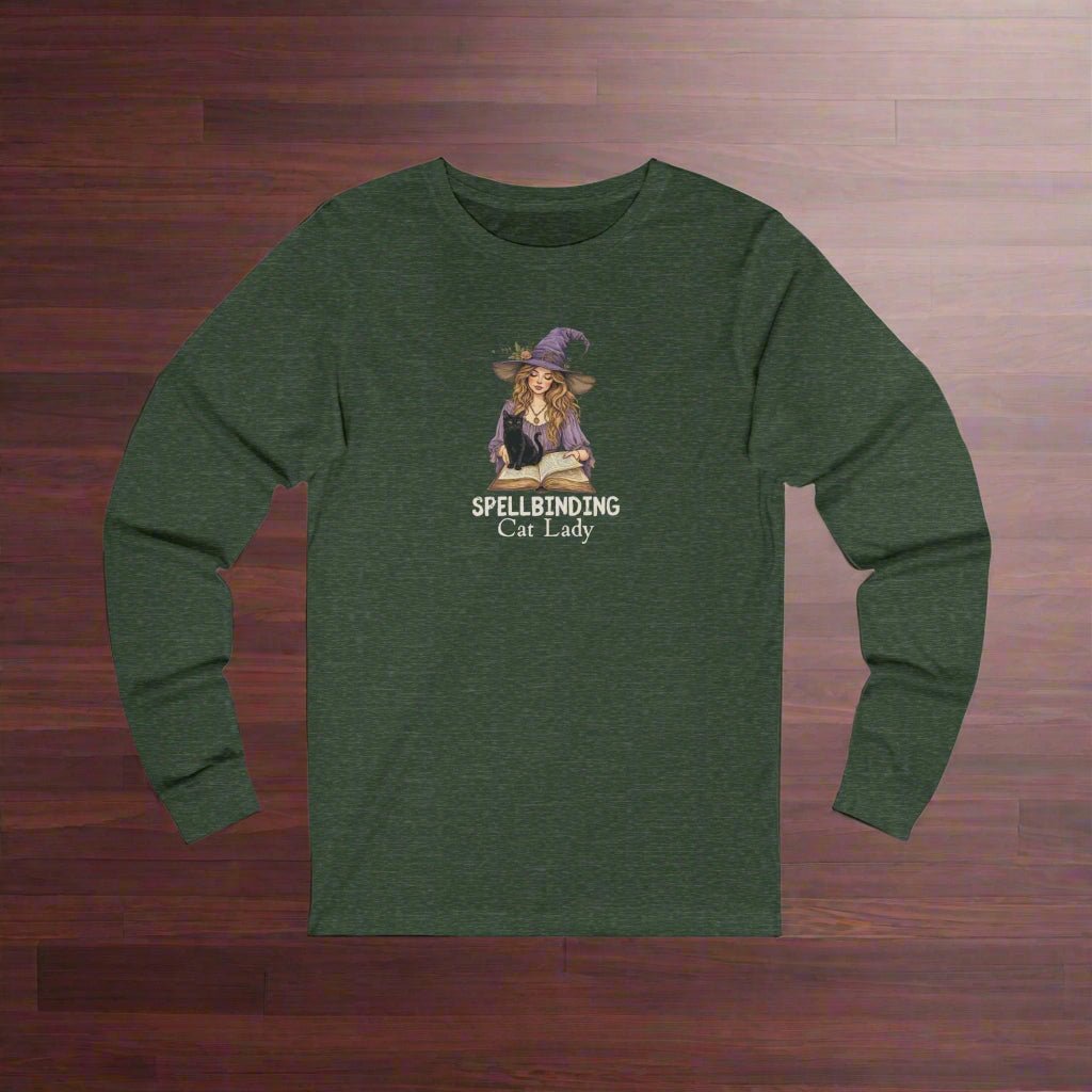 Spellbinding Cat Lady Long-Sleeve Tee