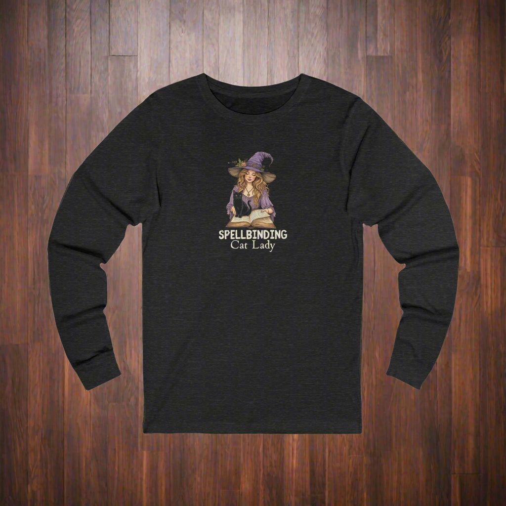 Spellbinding Cat Lady Long-Sleeve Tee