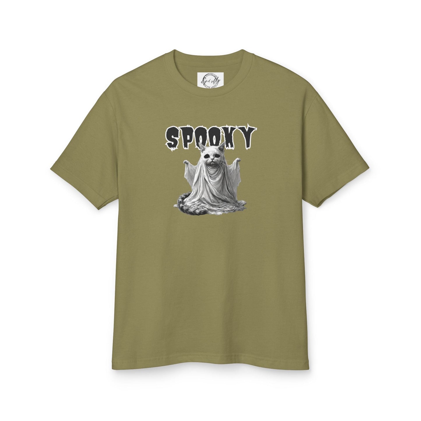 Spooky Ghost Kitty Halloween Unisex Tee