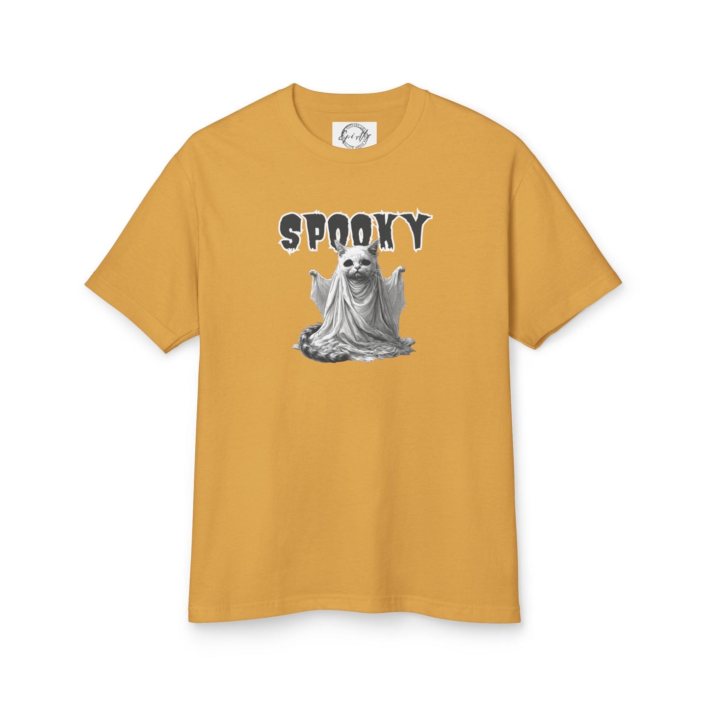 Spooky Ghost Kitty Halloween Unisex Tee