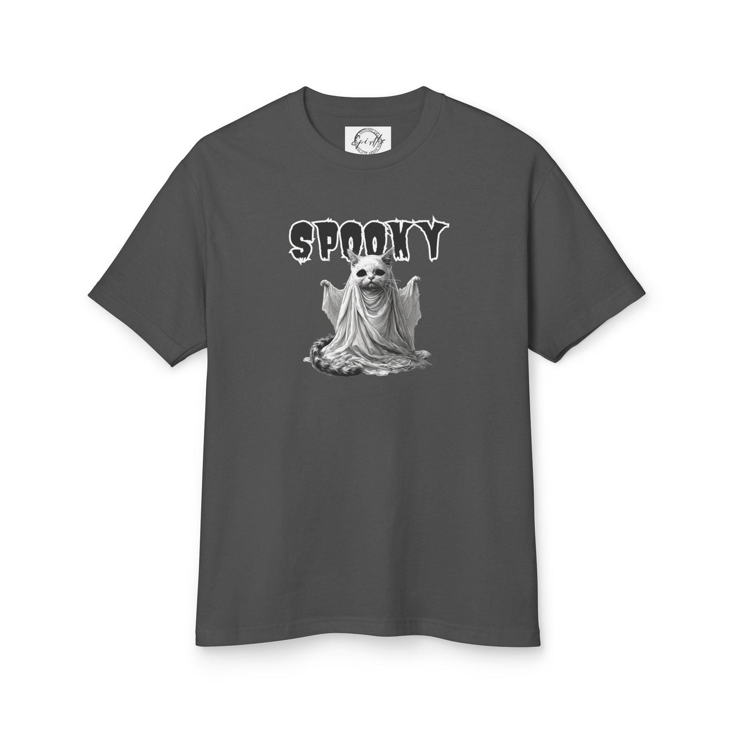 Spooky Ghost Kitty Halloween Unisex Tee