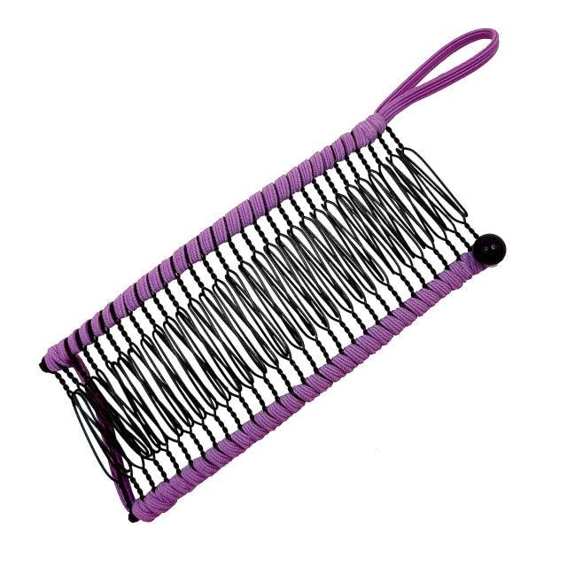 Stretch Banana Clip Double Side Lazy Women Hair Comb Easy Thick Curly Hair Styling Tool Ponytail Mohawk Bun Maker Accessories For Curly Hair Women