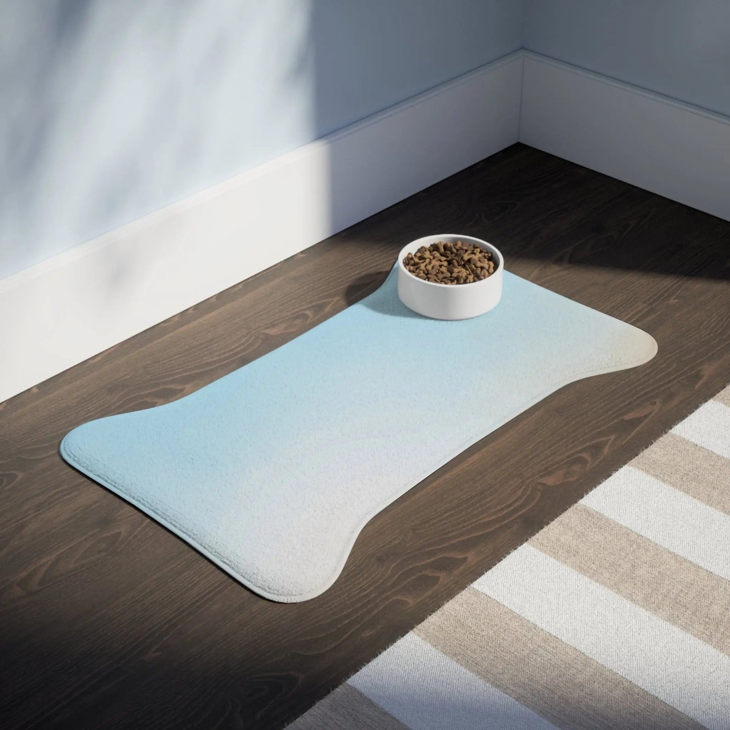Stylish Pet Feeding Mat - Non-Slip Design for Dogs & Cats