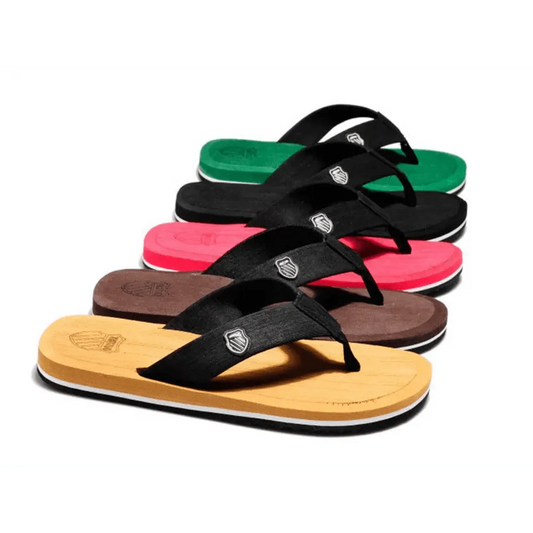 Summer Casual Bright Color Men Outdoor Flip Flops High Quality Beach Sandals Anti-Slip Cool Slippers For Men Indoor Flip Flops For Men