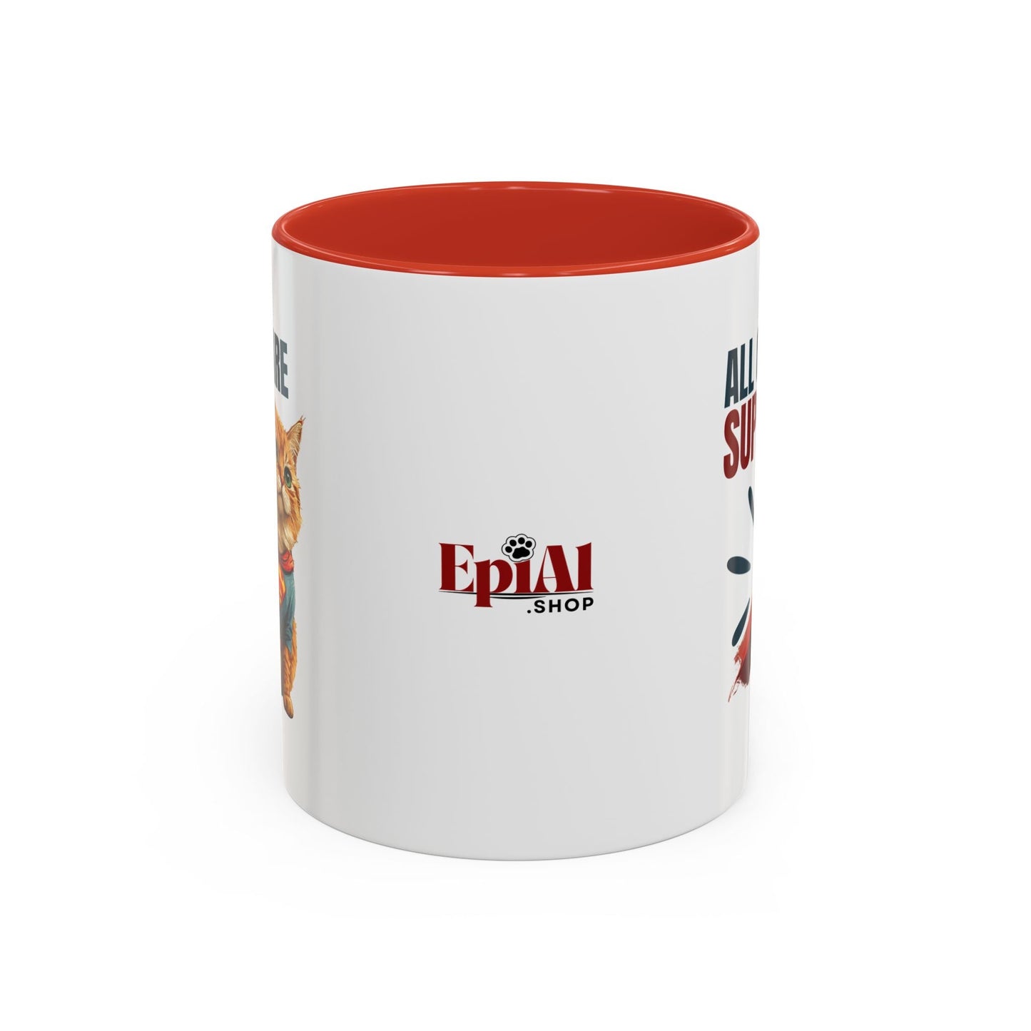 Super Cat Accent Mug