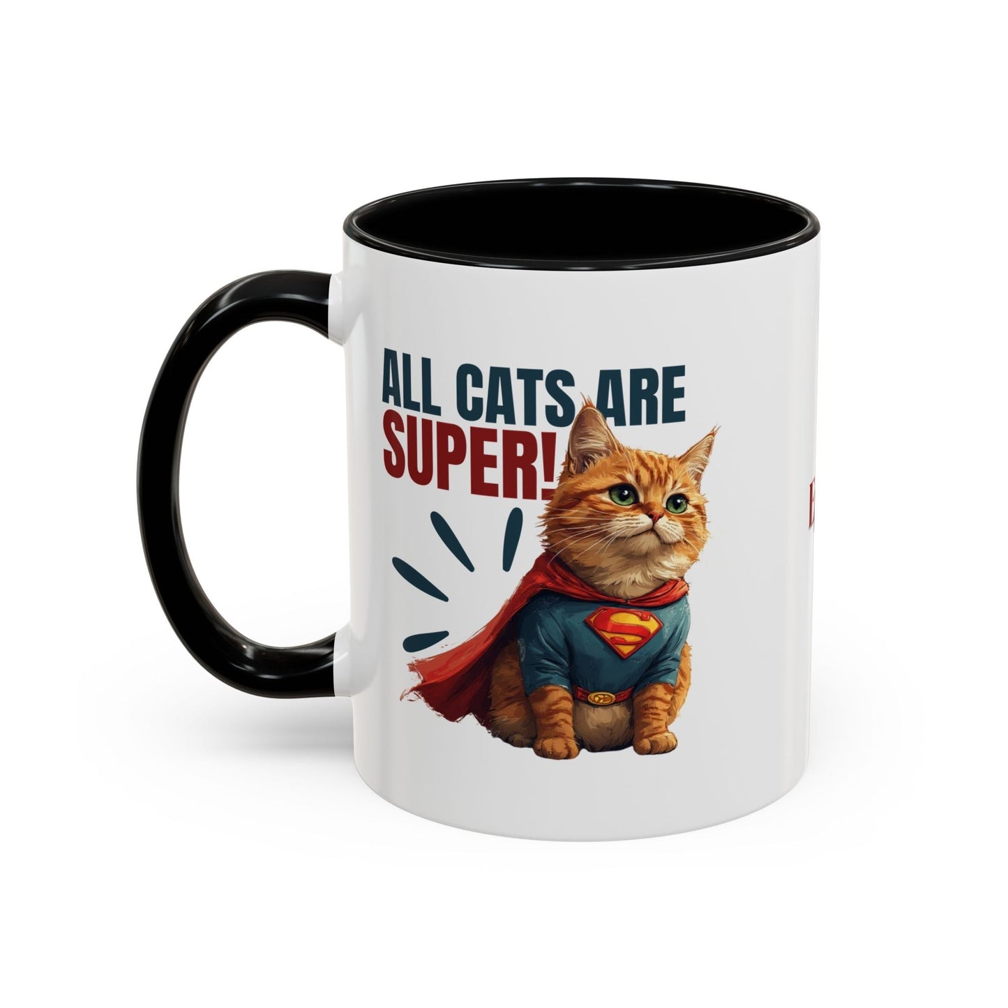 Super Cat Accent Mug