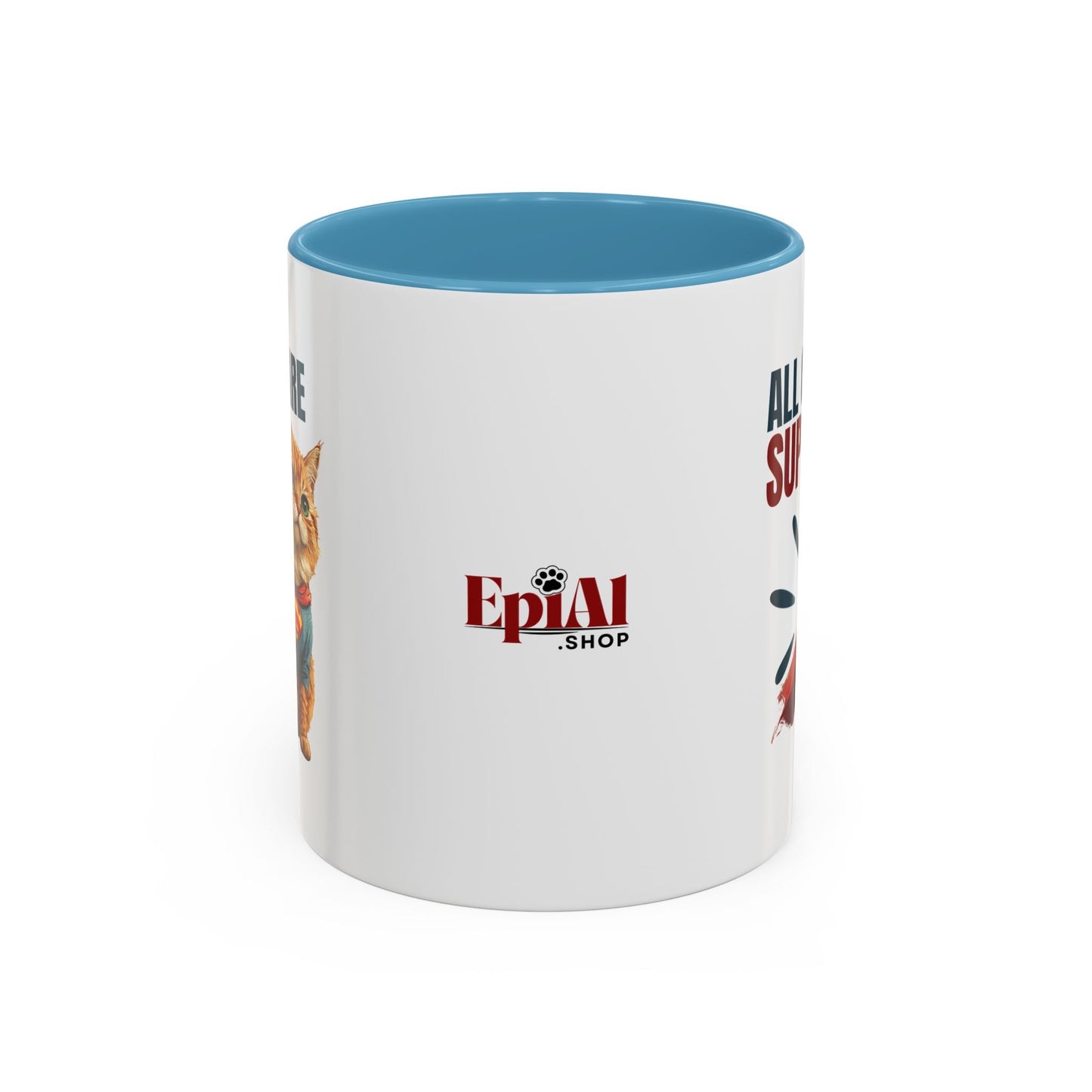 Super Cat Accent Mug
