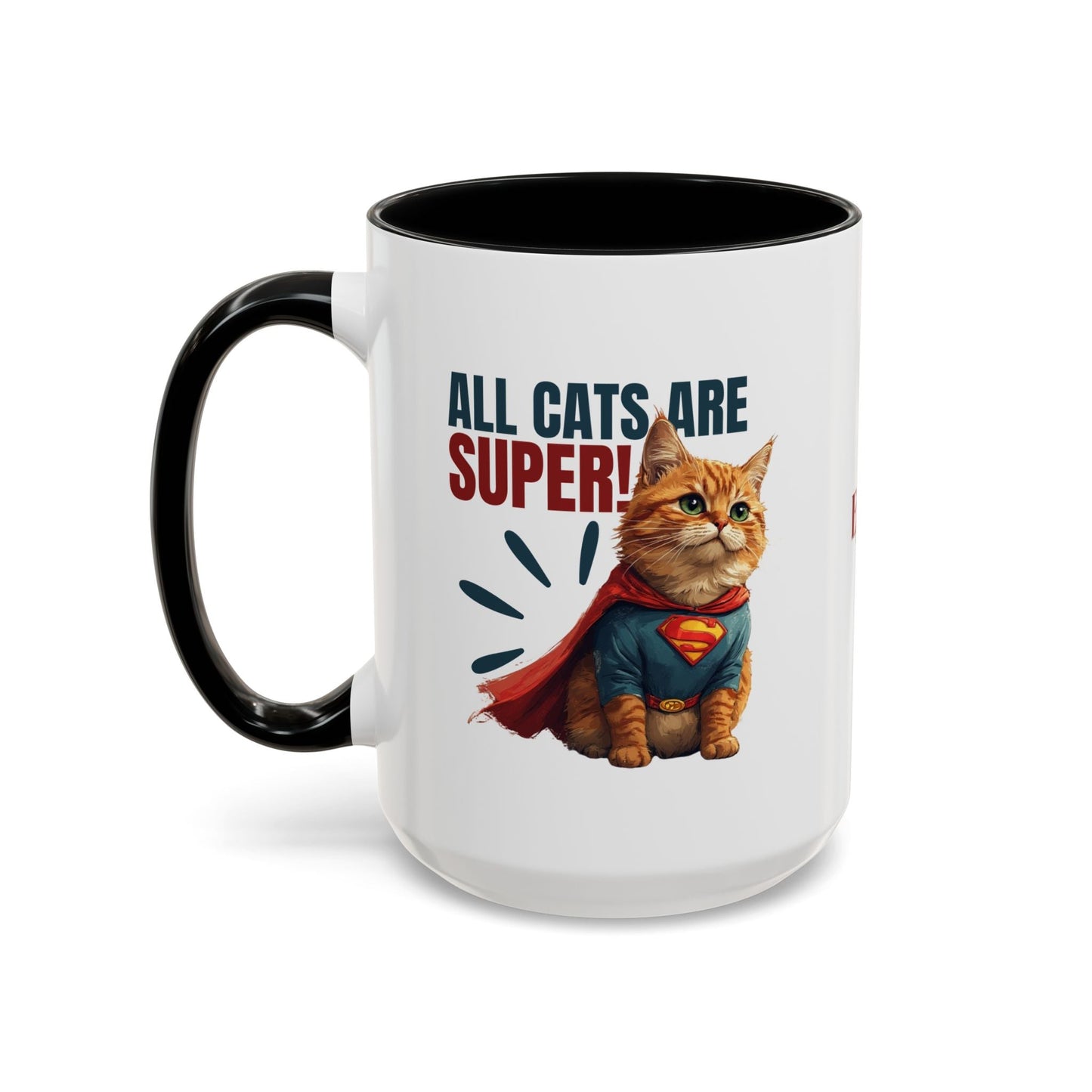 Super Cat Accent Mug