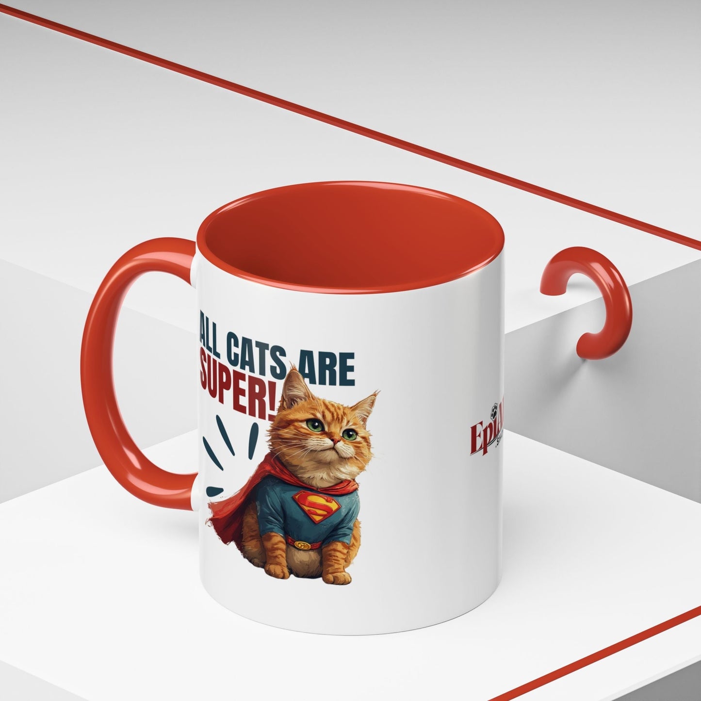 Super Cat Accent Mug