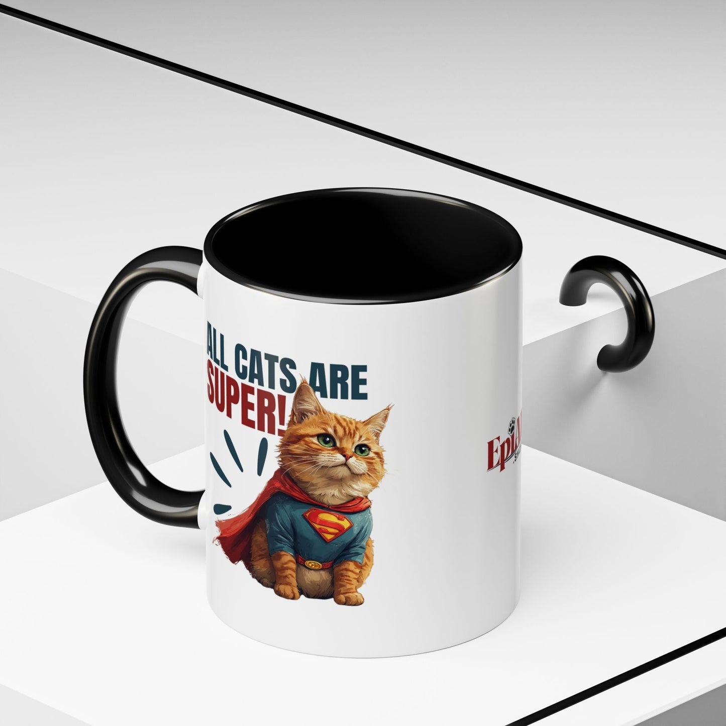 Super Cat Accent Mug