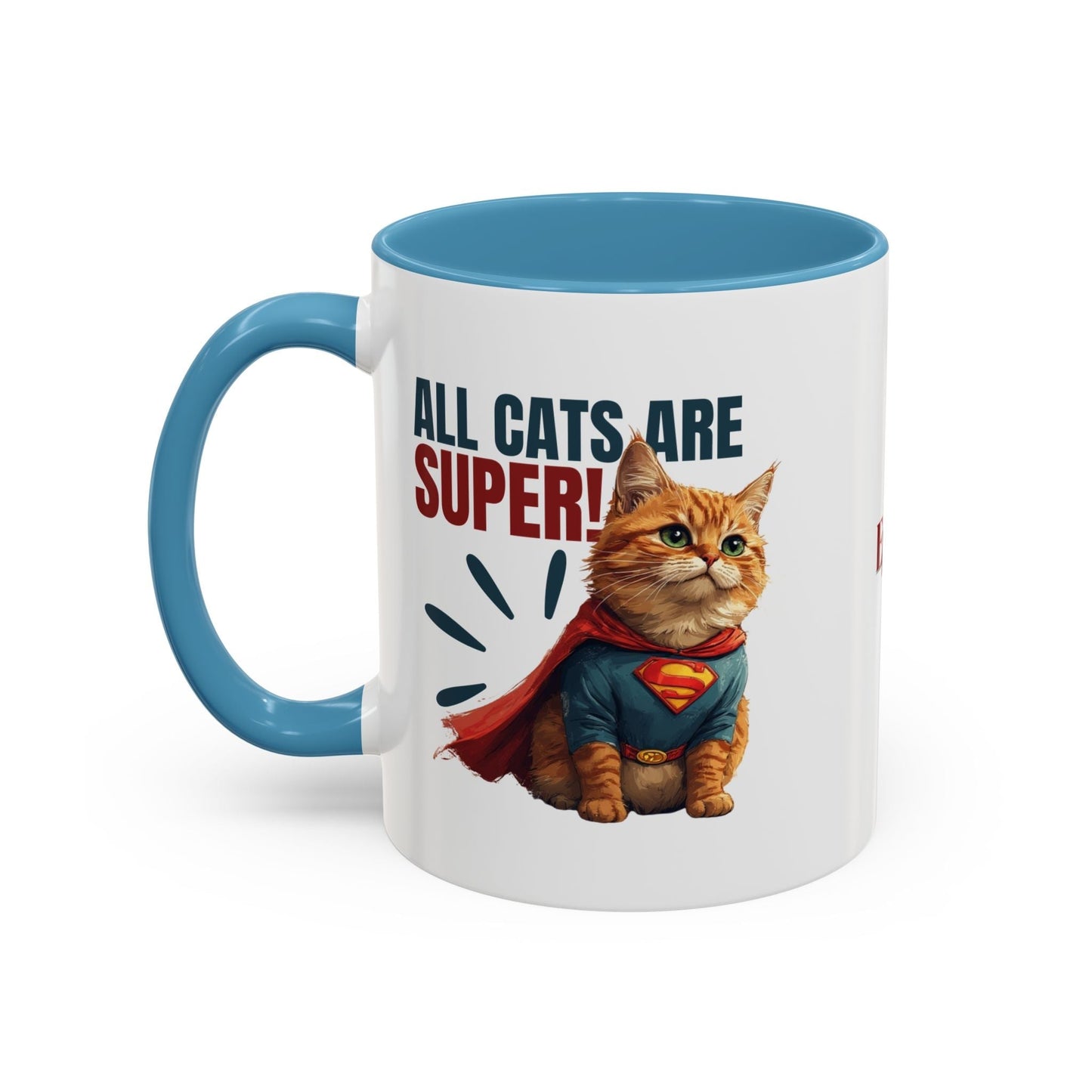 Super Cat Accent Mug