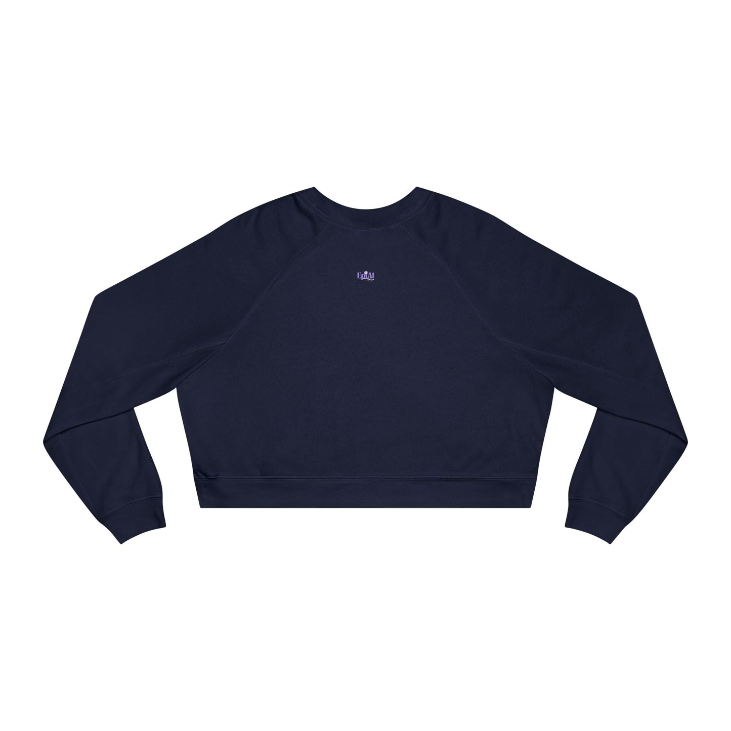 God Created Cats Trendy Cropped Fleece Pullover