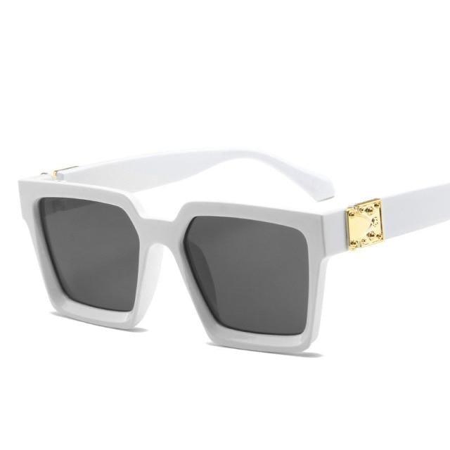 Unisex Polarized Black Summer Sunglasses Classic Style Sunglasses For Men Square Shape Design Eyeglasses For Men/Women Luxury Mirror Retro Style High Quality Glasses For Female