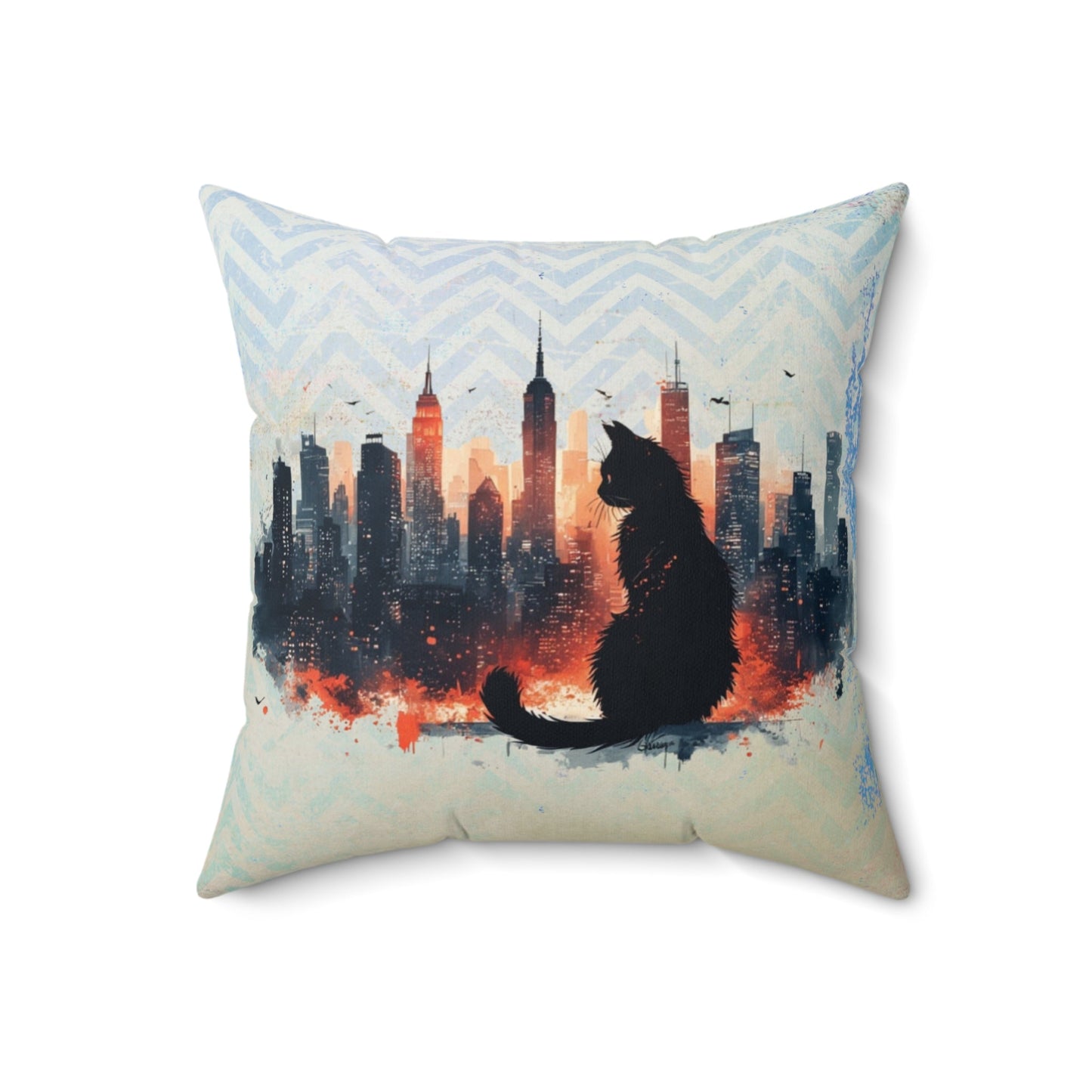 Urban Kitty Decorative Pillow, Home Decor